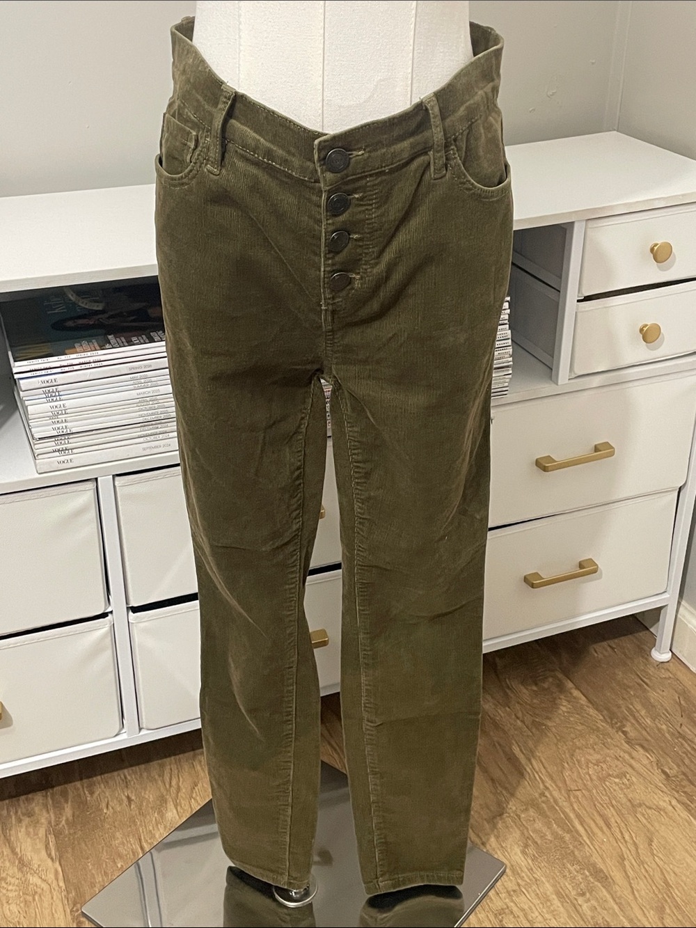 Loft Outlet Corduroy High Rise Skinny Pants ( (4P)
